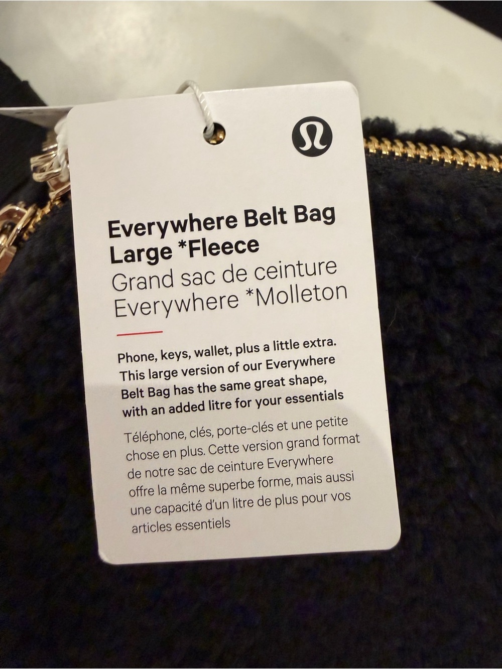 lululemon athletica Black Sherpa Everywhere Belt Bag - Picture 5 of 8